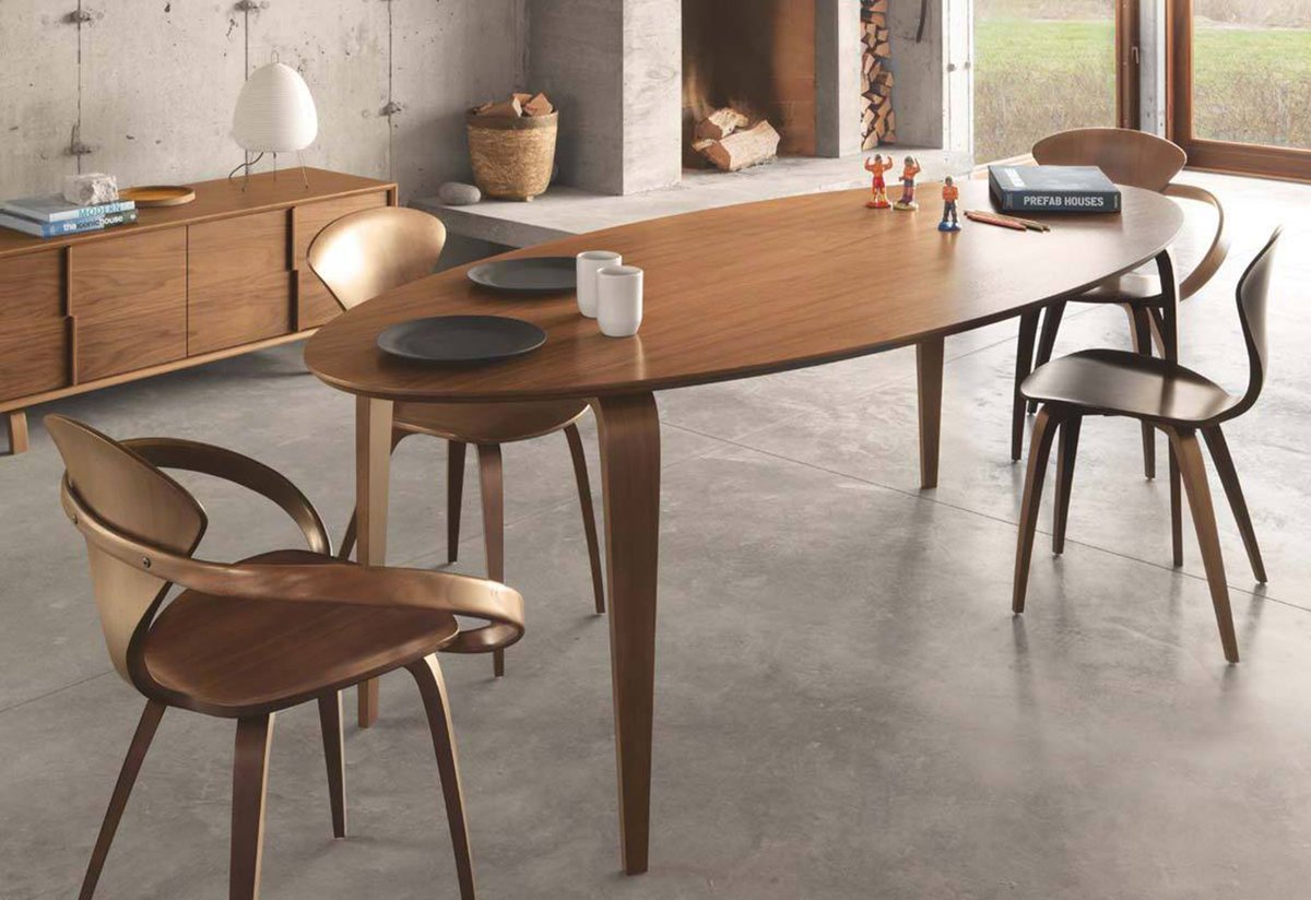 Cherner Oval Dining Table and Armchair Cherner Oval Dining Table and Armchair