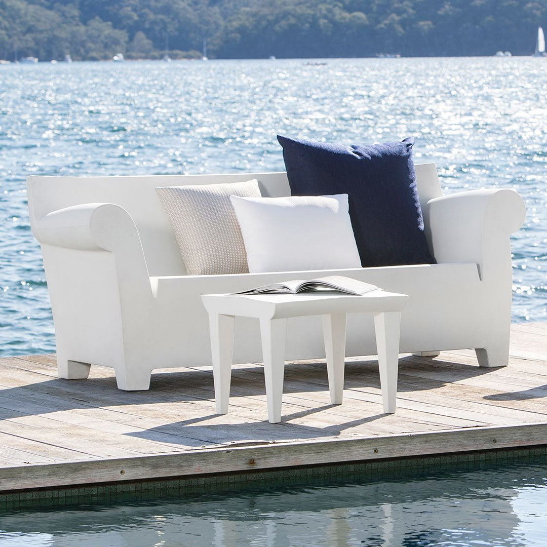 Kartell Bubble Club Sofa and Side Table Kartell Bubble Club Sofa and Side Table