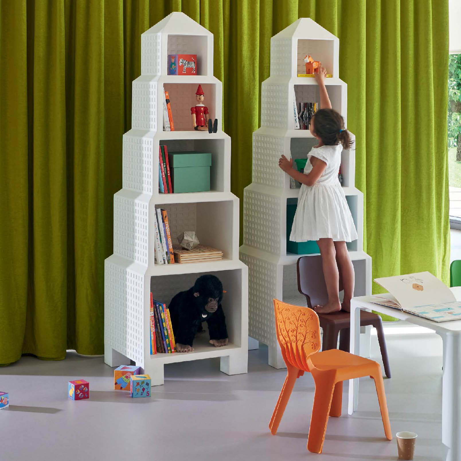 Magis Downtown Childrens Shelving Magis Downtown Childrens Shelving
