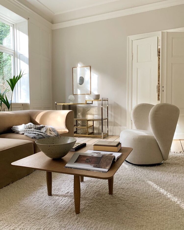 Norr11 Little Big Lounge Chair & Oku Table Norr11 Little Big Lounge Chair & Oku Table