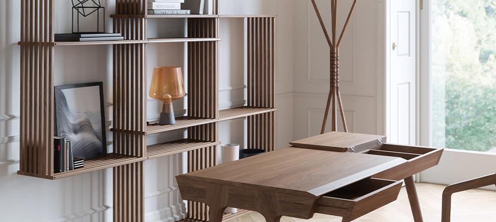 Papillon Interiors Home Office Shelving