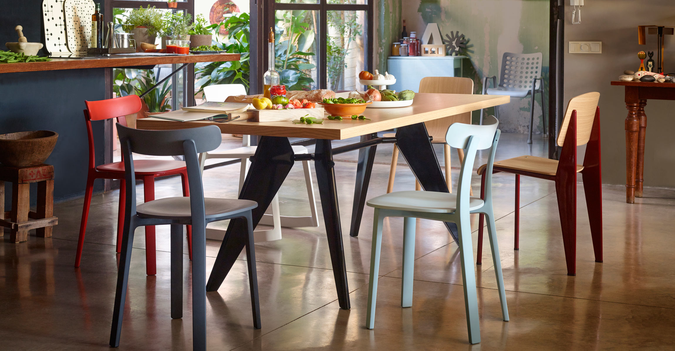 Vitra EM Table By Jean Prouve Vitra EM Table By Jean Prouve